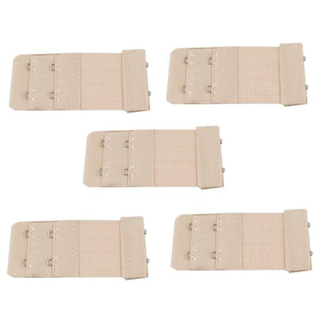 5PCS of Women's Elastic Bra Lingerie Extenders Straps in Different Colors