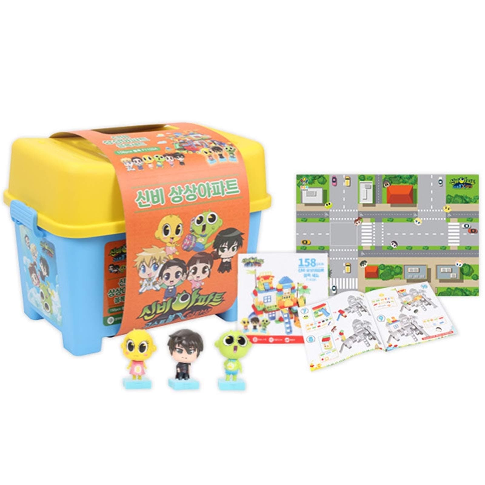 Renzulli Edutainment Shinbi Sang Sang Apartment Toy Block Set 159 Piece F1103A