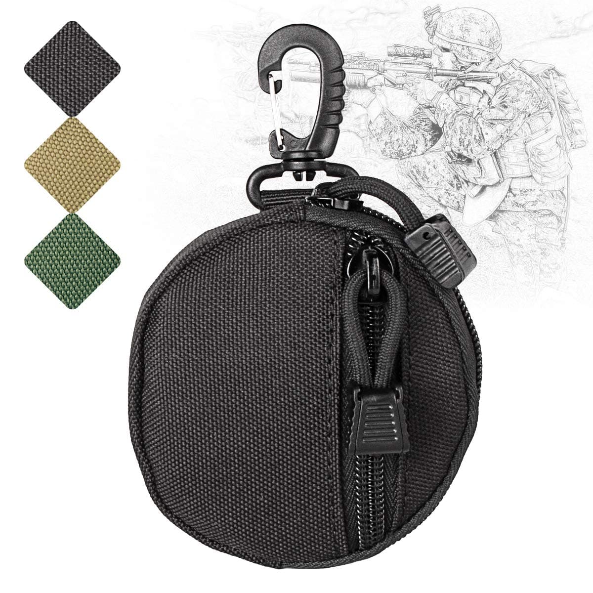 Shidan Tactical Earphone Organizer Bag Coin Purse Tactical Can Pouch