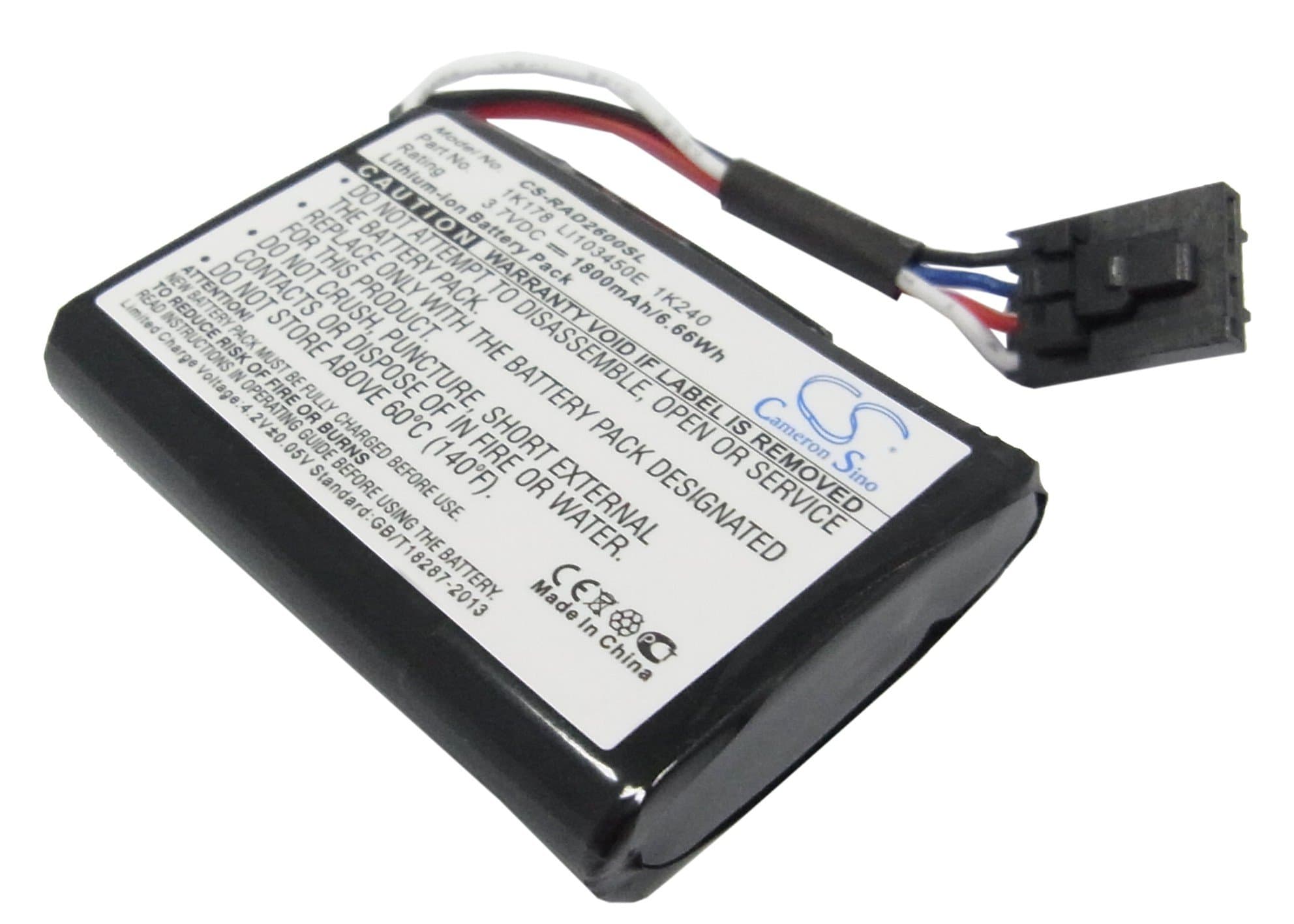 DELL 1K178, 1K240, 7F134, FDL00-150137-0, LI103450E 1800mAh Battery
