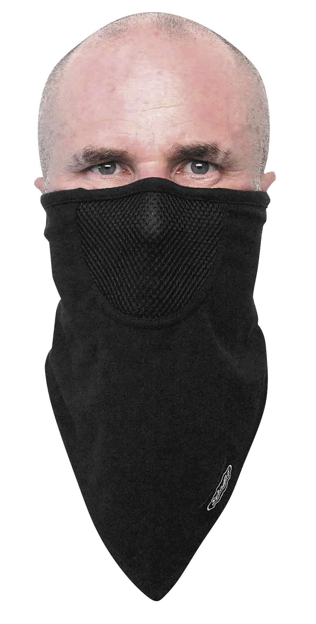 FaceFit Hook and Loop Facemask (Black, OSFM)