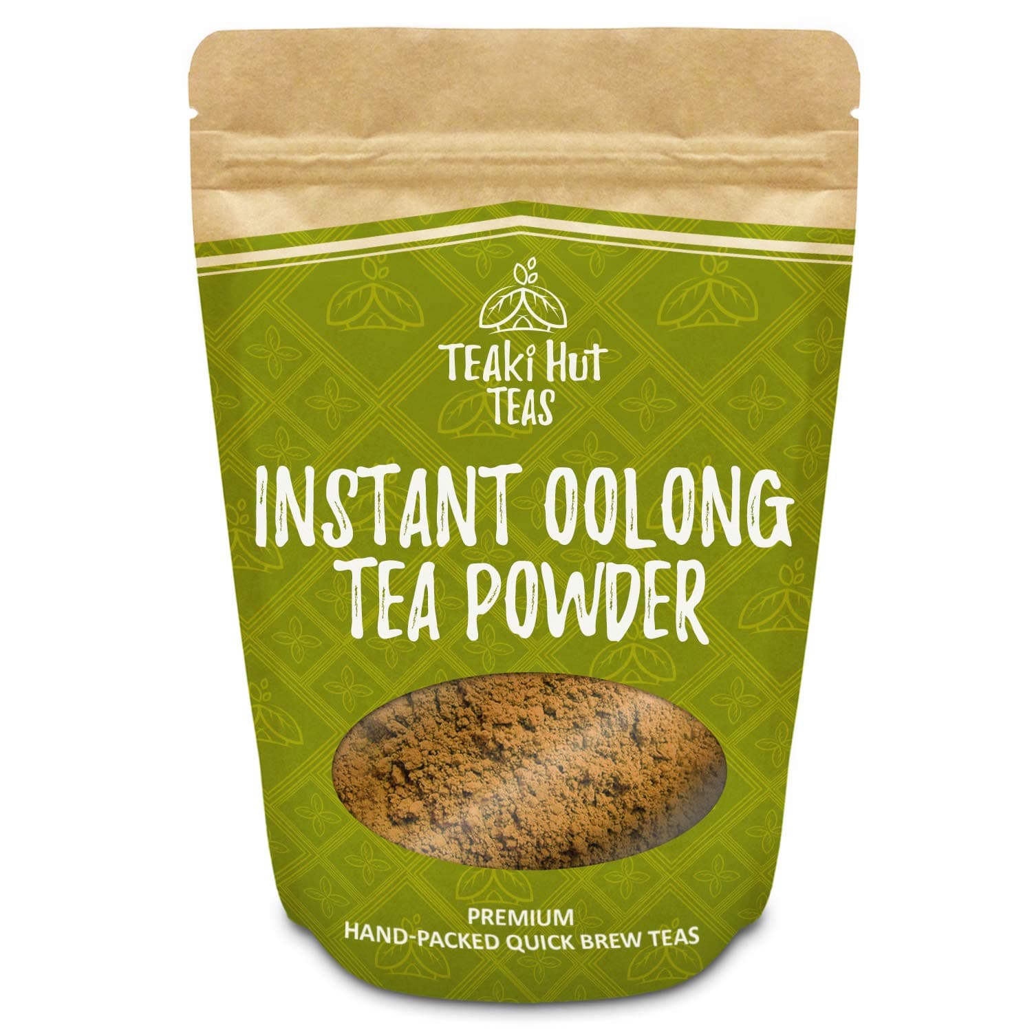TEAki Hut Organic Instant Oolong Tea Powder (4 oz / 80 Servings)