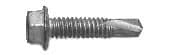 ELCO EAF876-1/4"-20 X 1-1/2" Hex Washer Head Dril-Flex Structural Self-Drilling Screw Stalgard 4pt. 2000/BX