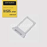 Replacement for Samsung Galaxy S6 Active G890A AT&T SIM Card Slot Tray Holder (White)