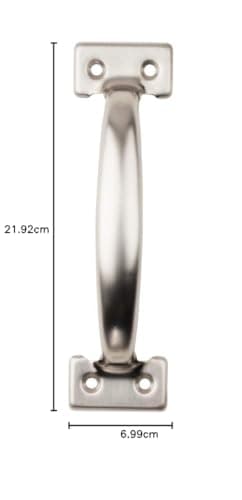 National Hardware V671 6-1/2" Pulls in Stainless Steel