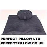 ZAFU [CUSHION]+ ZABUTON , MEDITATION YOGA SET ,SUPERB BLACK CORDUROY FABRIC,ORGANIC BUCKWHEAT HUSK FILLED,DIRECT FROM BRITISH MANUFACTURER"WOW ! WONDERFUL ZAFU AND ZABUTON "(Artisangirl, March 2014)