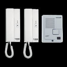 KOCOMB9C- WIRED 2 INDOOR DOOR ENTRY ACCESS CONTROL INTERCOM. INTERCOMMUNICATING WIRED 2 INDOOR DOORPHONE WITH ONE OUTDOOR PANEL