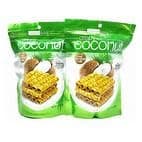 Tropical Fields Crispy Coconut Rolls (2.1oz) - Pack of 2 - Organic, Gluten Free, Dairy Free