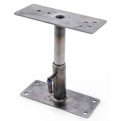 - JEGS Shifter Pedestal | Adjustable From 4” to 8.25” | Made In USA | Includes One 1/4" x 1-1/2" Push-Button Quick Release Pin