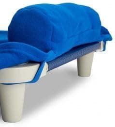 ROLLEE POLLEE Nap Sac Roll Up Napping Blanket with Attached Pillow for Preschool/Daycare, Super Soft with Elastic Straps, Fits Most Mats and Cots