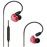 EP187 Red Musician Earbuds with Microhone Volume Control