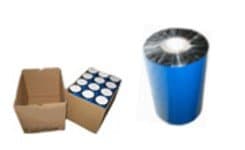 Thermal Transfer Ribbon for Zebra Printer, $5.80/ea,, Case of 24, 4.33" x 984' (110mm X 300m), 1" Core. General Purpose Resin Enhanced Wax Ribbon for Label, Tag & Barcode Printing.