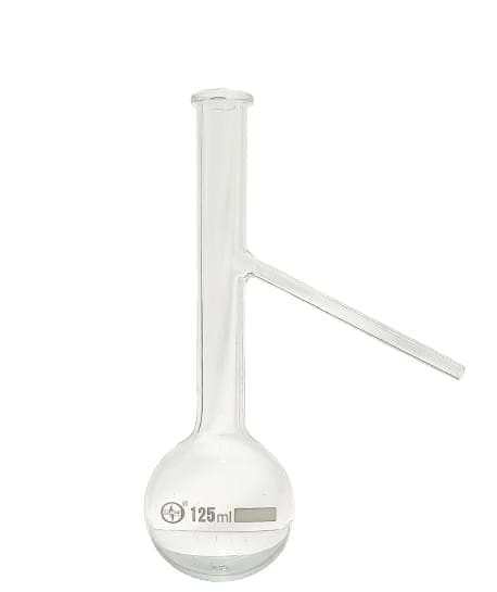 ISKO® Borosilicate glass Distillation flask with side tube (125 ml)