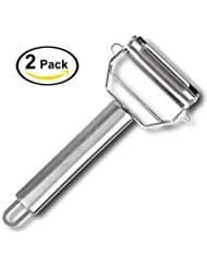 vegetable peeler/ spiralizer attachment / kitchen slicer / kitchen aid / Ultra Sharp Stainless Steel- good slicer tool- 2 PCS By AZIN