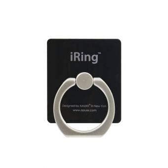 HUSKER® I Ring Universal Masstige Ring Grip/Stand Holder for Any Smart Device Mobile Holder (Black)