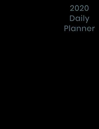 2020 Daily Planner: 8.5" x 11" Large 2020 Daily Planner, one page per day.
