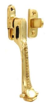 Georgian Casement Window Wedge Fastener Solid Polished Brass