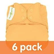 Bumgenius Elemental Organic Cloth Diapers 6 Pack All in One Snaps Neutral colors