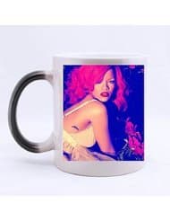 rihanna only girl in the world Custom Morphing Mug Coffee Cup-by Steel rose