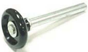 1 X 2 Inch Bearingless Black Nylon Garage Door Roller (4 Inch Stem) by Helton