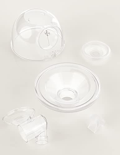 Momcozy Full Set Collector Cup Only Compatible with Momcozy S9 Pro/S12 Pro NOT for S9/S12. Original S9 Pro/S12 Pro Breast Pump Replacement Accessories (180ml, with Single-Sealed Flange 24mm)