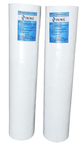 OCEAN STAR TECHNOLOGIES Jumbo Spun Filter Cartridge For Commercial Water Purifier 20 Inch 4.5 Inch DIA (Pack Of 2 Pcs)