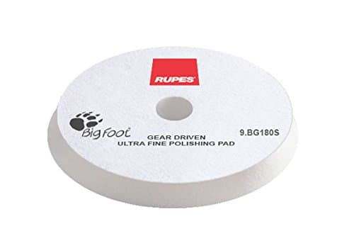 Superior Image Rupes Bigfoot White Ultra Fine 180 mm 6.5" Gear Driven Mille Foam Pad