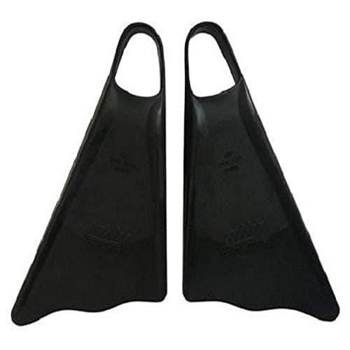 Ally 9-10 Floating Swim Fins, Medium Large, Black