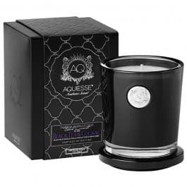 Aquiesse Fine Scented Large Candle In Box - Black Tea and Cognac