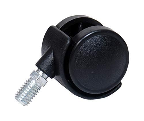 VHPL Trolley Wheels (Black, 5- Pieces, Thread Type)