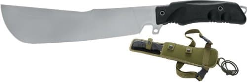 Sports Service Fox Knives FX-9CM02B Golok Hitam Machete Fixed Blade Knife, Black