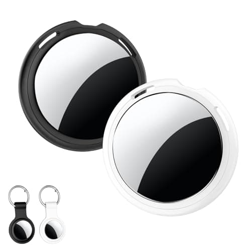 2 Pack Tracker Tag [Apple MFi Certified] Pair with Apple Find My(iOS Only) Bluetooth Smart Tracker Tag Key Finder Item Locator Waterproof Finder Worldwide Tracking for Pet Wallet Backpack Dog