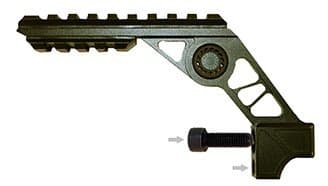 Elusive Wildlife Piglet Tactical Picatinny Bow Rail Bracket