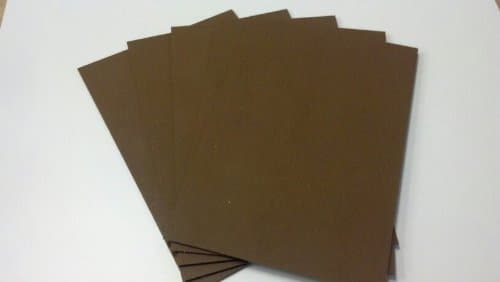 2 Kydex Plastic Sheets Brown 12" X 12" X 0.080"