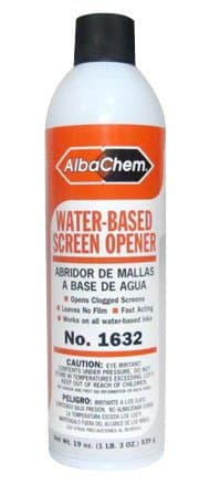 AlbaChem1632 Water-Based Screen Opener for Screen Printing