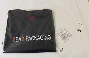 10 Clear Self Adhesive Seal Plastic Bags 14x17/Garment Bags/Display Bags by EAP