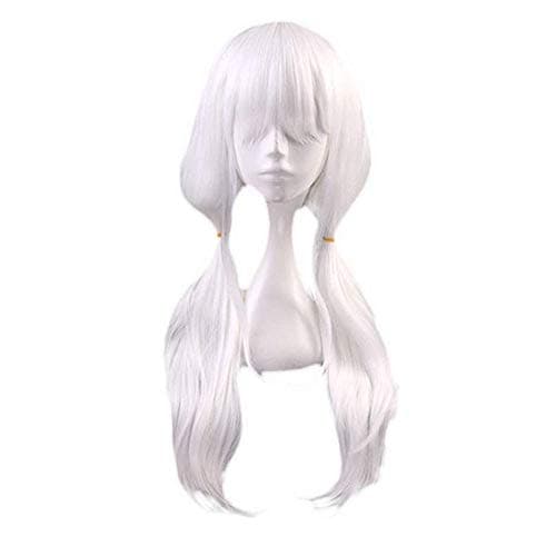 Anime Cosplay Wigs Heat Resistant Synthetic Halloween Christmas Party Wigs with Free Wig Cap (Angie Yonaga)
