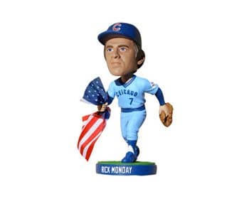 Dodgers 2013 Rick Monday "Flag Saving" SGA Bobblehead