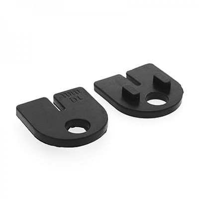 Glass Balustrade Clamp Rubber Inserts 6/8 /10 /12mm (Pairs) - Select Your Size - for use with Seagull Balustrades Glass Brackets Clamps/Glazing Mounting Holder (12mm)