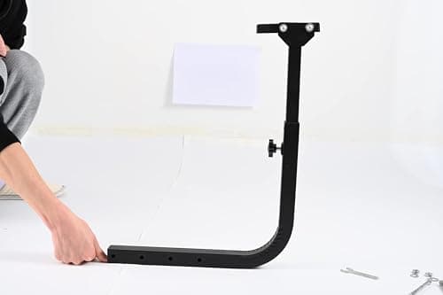 Marada Racing Wheel Stand with 5 Support Arms fit Logitech G25 G27 G29 G920 G923 Thrustmaster T300 T500 Adjust Steering Wheel Stand,Not Include Steering Wheel Pedals Shifter Handbrake