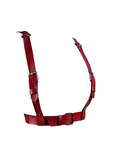 Women's Body Harness Straps Waist Belts Leather Adjustable Punk Club Costumes(SS15Red)