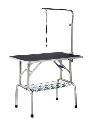 Lovupet 36'' Large Pet Cat Dog Grooming Foldable Table Shampooing Table with Adjustable Arm/Noose 5014