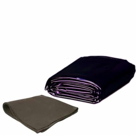 LifeGuard Pond Liner 50 ft. x 50 ft. 45 Mil EPDM Rubber and Underlayment Combo - CLGUG50X50