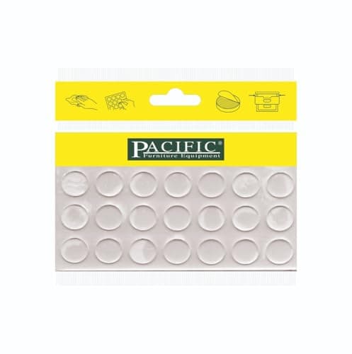 Glass Table Top Bumpers. Non Slip. Self Adhesive Pads Keeps Glass Table Top from Sliding!