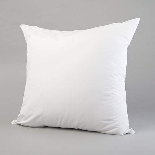 IZO All Supply 20"x20" Throw Pillow Insert Cotton Liner Filled with Angel Hair Clustet Lightweight Down Alternative Couch Cushion, Sham Stuffer, Machine Washable