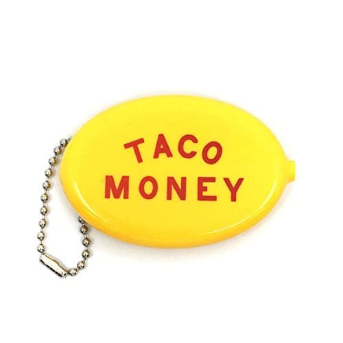 Rubber Squeeze Coin Pouch - Taco Money