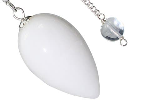 Snow Quartz Drop Pendulum