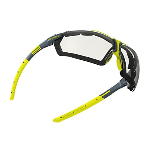 VS300G Safety Glasses with Replaceable Foam Gasket, Variomatic Lens, TruShield Anti-Fog Coating