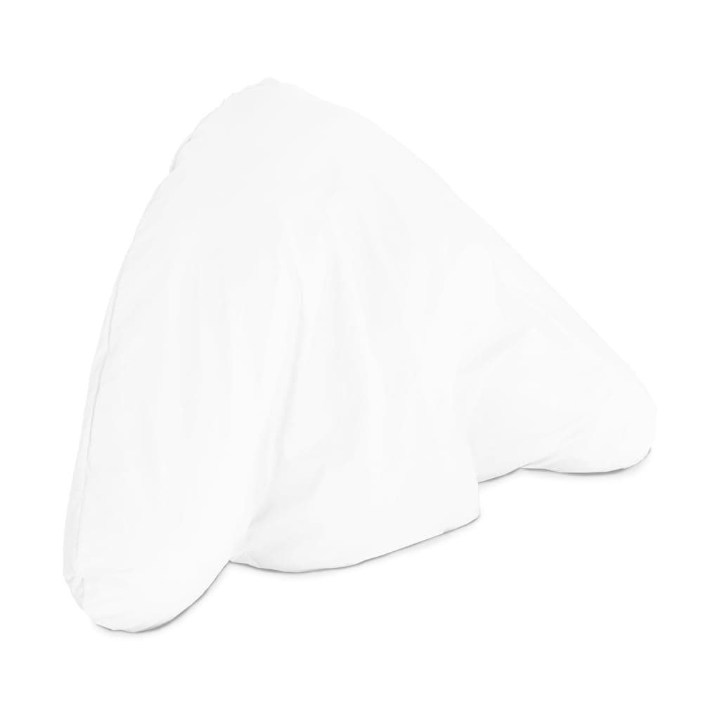 Lancashire Textiles Orthopaedic Batwing Lumbar Support Pillow Cover - Breathable Cotton Blend Pillowcase, Machine Washable, Soft & Plush Comfort (28" x 33" x 8")