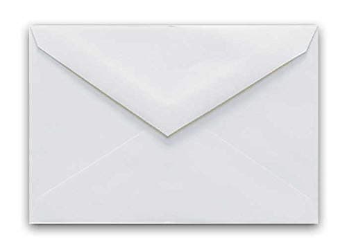 PaperPapers White 4-BAR (3-5/8-x-5-1/8) Envelopes 250 per box - 104 GSM (28/70lb Text) PaperPapers 3X5 RSVP - Response and DIY Greeting Envelopes